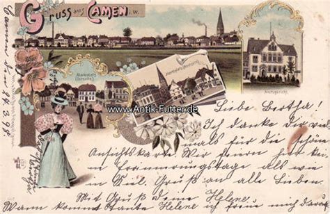 Kamen Camen 1898 Ansichtskarte Postkarte Litho Gruss Aus Camen I