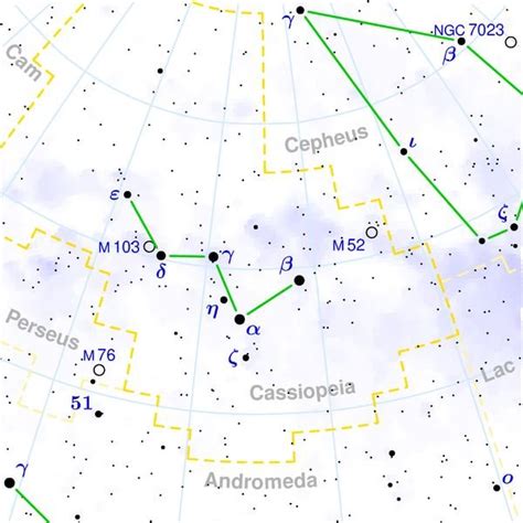 Cassiopeia Constellation Facts Mythology And Stars