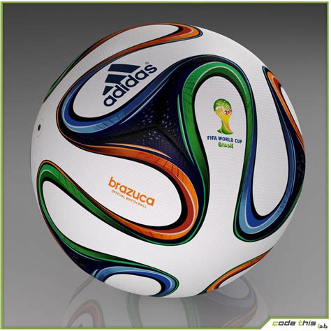 Brazuca Official Soccer Ball World Cup 2014 3d Model Max Obj Fbx