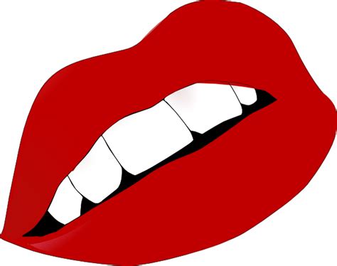 Red Lips Clipart Clipart Best