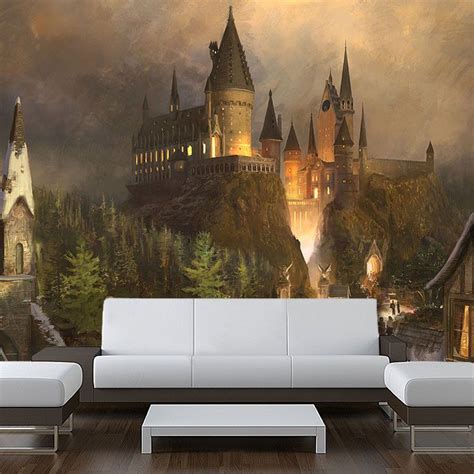 Wizards Castle Removable Wall Mural Decal Harry Vinyl 121 Wide X