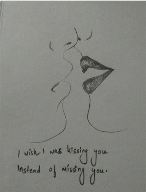 Kissing Is How You Breathed Life Into Me Love Drawings For Her Easy