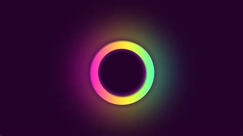 Glowing Circle Abstract