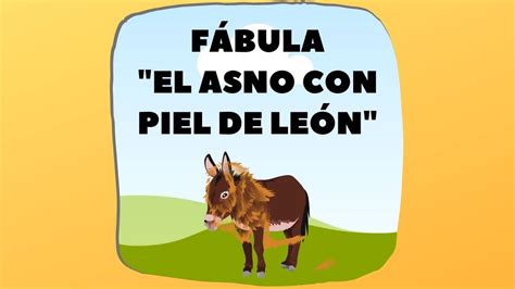 Fábula El Asno Con Piel De León Fábulas De La Fontaine