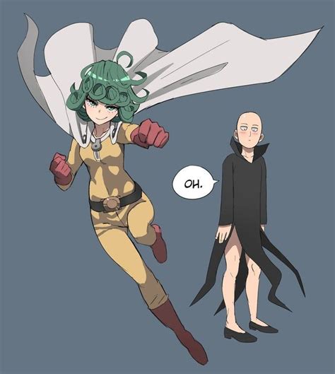Saitama And Tatsumaki With Swapped Outfits By Jourd4n Onepunchman