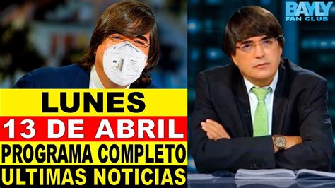 Jaime bayly (sq) scrittore e giornalista peruviano (it); Jaime Bayly EN VIVO Lunes 13 de Abril 2020, Jaime Bayly Show 13-04-2020, Programa Completo - YouTube