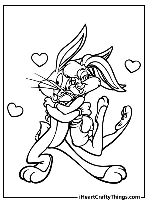 Baby Bugs Bunny And Daffy Duck Coloring Pages