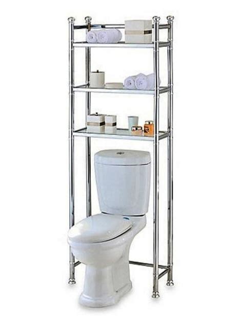 This storage station is great for holding all kinds of things. 10 Useful Over the Toilet Storage - Rilane