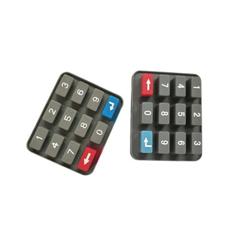 Oem Custom Contact Remote Control Made Silicone Button Rubber Keypad