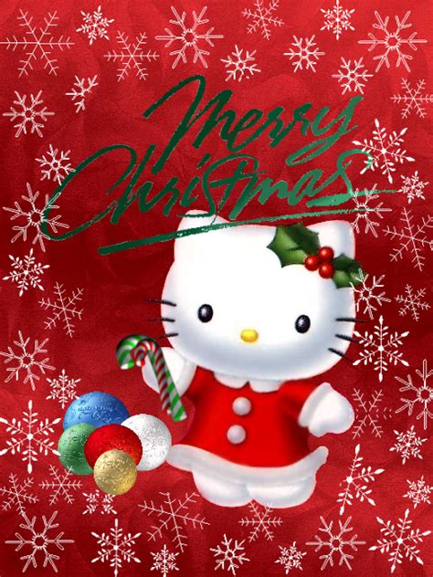 49 Hello Kitty Merry Christmas Wallpaper Wallpapersafari