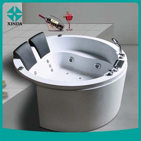Hydro Massage Skirt Corner Acrylic Freestanding Whirlpool Bathroom Hot Outdoor Drop In Bath Tub