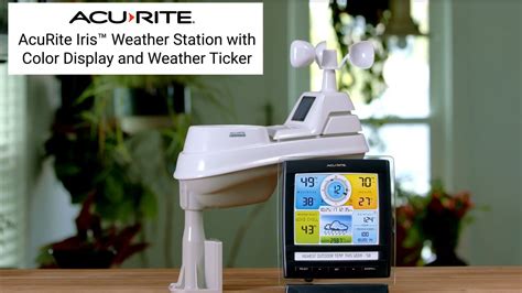 Acurite Iris 5 In 1 Weather Station With Color Display And Weather