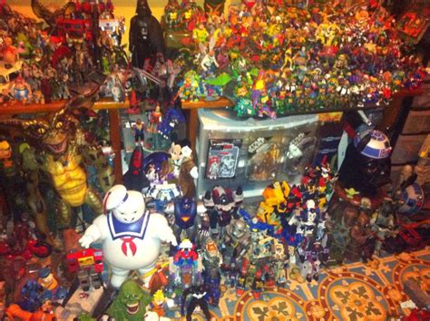 Transformers And Other Toy Collection Displays Of Collectors Around