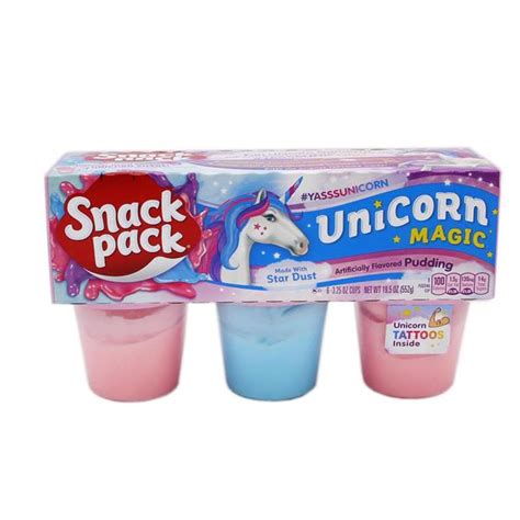 Snack Pack Unicorn Magic Pudding Cups 6 325 Oz Cups Hy Vee Aisles