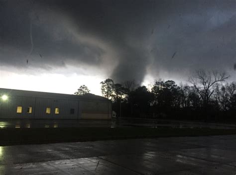 Because wind is invisible, it is hard to see a tornado unless it forms a condensation funnel made up of water droplets, dust and debris. Deadly tornado outbreak hits Deep South, U.S.