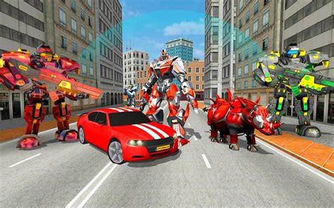Futuristic Car Robot Transformer Rhino Robot Games For Android Apk