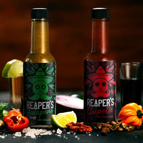 Reapers Hot Sauce Student Packaging Design Concept World Brand