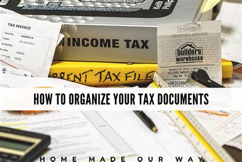 Tax Documents Organize Them And Avoid Tax Season Stress