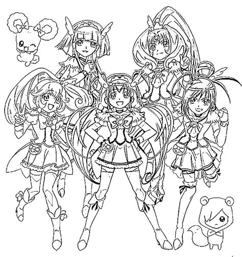 Glitter Force Cute Coloring Pages Coloring Pages Glitter Force