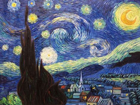 Christmas Tfamous Oil Painting Of Vincent Van Goghlandscape Art
