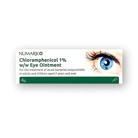 Numark Chloramphenicol 1 Eye Ointment 4g Welfare Pharmacy Uk