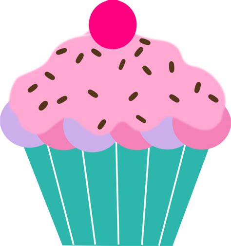 Pink Cupcake Clip Art At Vector Clip Art Online Royalty
