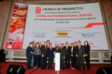 Leong hup international bhd's initial public offering (ipo) of 937.5 million shares has been oversubscribed by 3.64 times. Leong Hup to raise RM275m from relisting on Bursa Malaysia