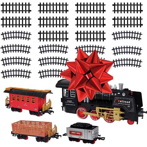Buy Perfect Life Ideas Christmas Classic Locomotive Model Electric Toy Train Set For Under The