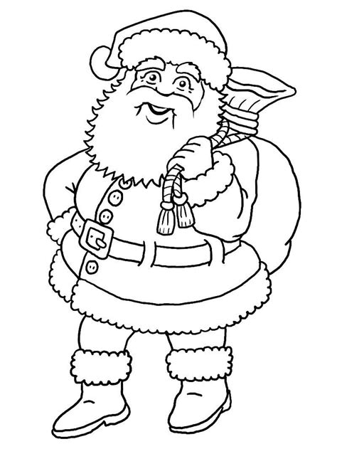 Check out free printable santa claus coloring pages that will make you celebrate the holidays in the best way possible. Santa Claus Sketch - Coloring Home