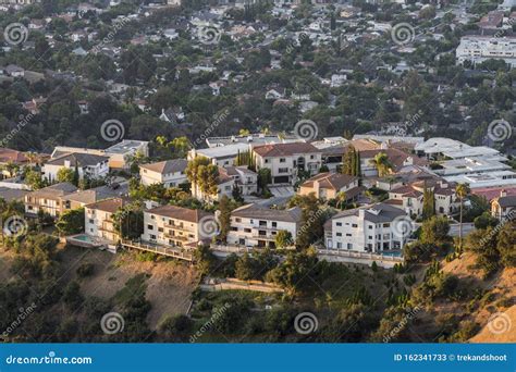 Hilltop Homes Glendale California Morning View Stock Image Image Of