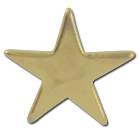 Star Flat 2 Lapel Pin
