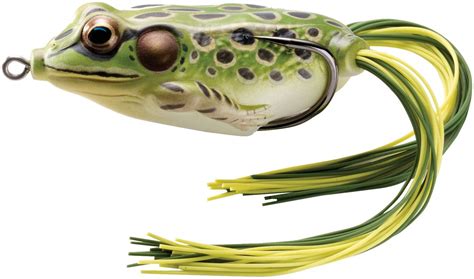 Livetarget Frog Hollow Body Topwater Lure Greenyellow
