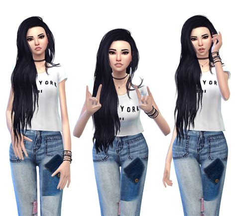 Gabidacheva Grunge Is Back In Style Top X Sims 4 Cc Finds