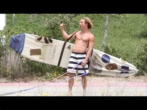 Matthew Mcconaughey Filming Surfer Dude Bts Youtube