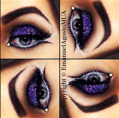 i love this look from sephora s thebeautyboard photo glitter purple