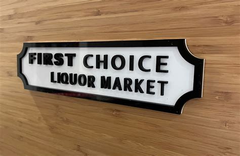 3d Acrylic Outdoor And Indoor Custom Signs And Plaque Etsy Uk