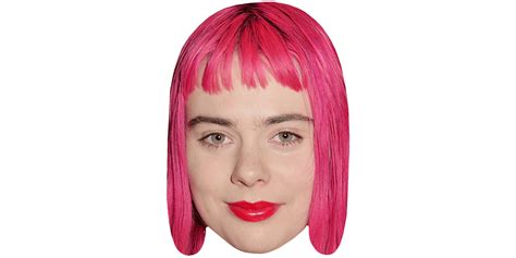 Milly Toomey Pink Hair Celebrity Mask Celebrity Cutouts