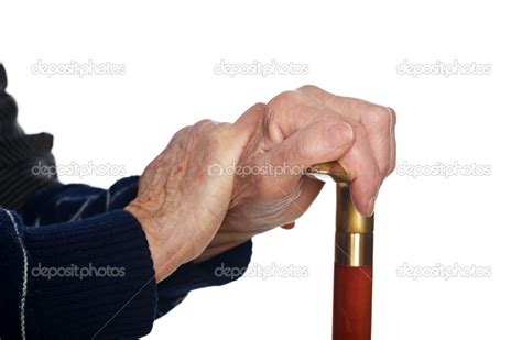 Elderly Hands Resting On Stick Stock Photo By ©obencem 22192007