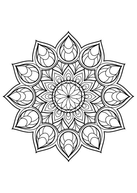 Add the beauty of flowers and you have some great coloring pages! Pin on Mandalas