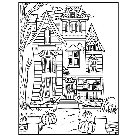 15 Best Printable Halloween Haunted House Pdf For Free At Printablee