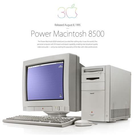 Power Macintosh 8500 1995 Apple Computer Apple Mac Computer Mac
