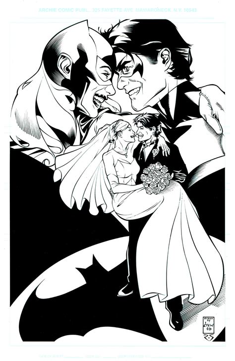 Batgirl Nightwing Wedding Commission By Ray Snyder On Deviantart