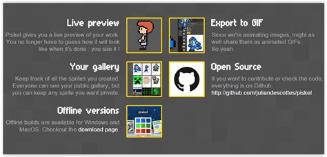 5 Free Online Pixel Art Maker Websites The gallery can host both private and public sprites.