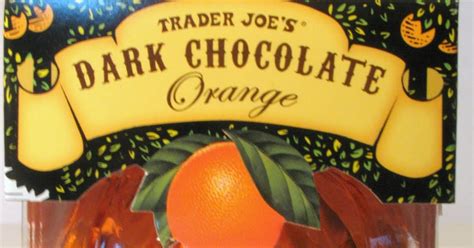 Sugar Snax Trader Joes Dark Chocolate Orange