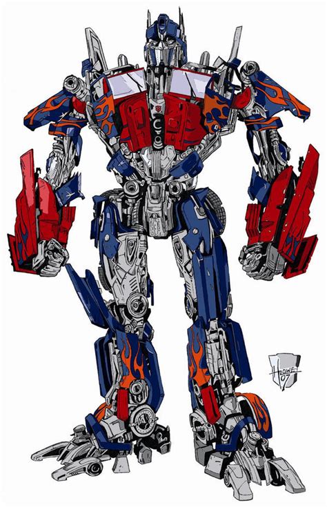 Optimus Prime In Color By Ruze789 On Deviantart
