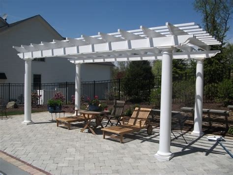 They work well covering outdoor patios, hot tubs, outdoor kitchens and living rooms. Fiberglass Pergola - Pergola Gazebo Ideas