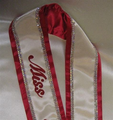 Rhinestone Classic Sash Diy Sashes Pageant Sashes Pageant Crowns