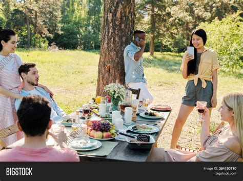 Group Restful Friends Image And Photo Free Trial Bigstock