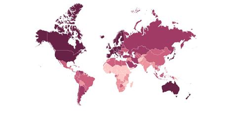 The Map Of The World By How Developed Countries Are Indy100 Indy100