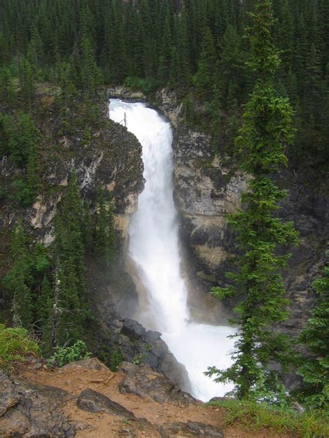 White Falls Berg Lake Trail Mount Robson British Columbia Canada